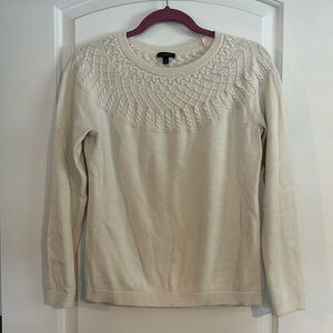 Patterned Neck Sweater